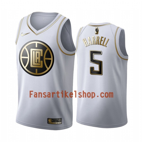 NBA Los Angeles Clippers Trikot Montrezl Harrell 5 Nike 2019-2020 Weiß Golden Edition Swingman - Herren NBA Los Angeles Clippers Trikot Montrezl Harrell 5 Nike 2019-2020 Weiß Golden Edition Swingman - Herren